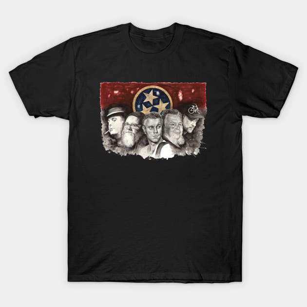 Lucero Band Poster Star All Member Art T-Shirt by tinastore